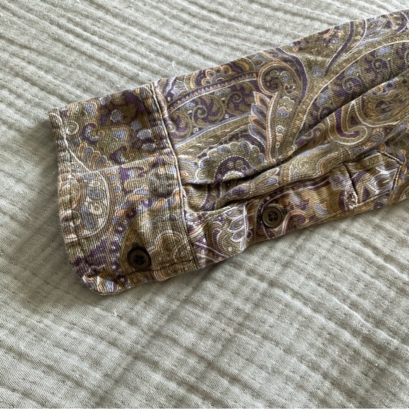 Vintage Paisley Button Up Shirt - Picture 6 of 8